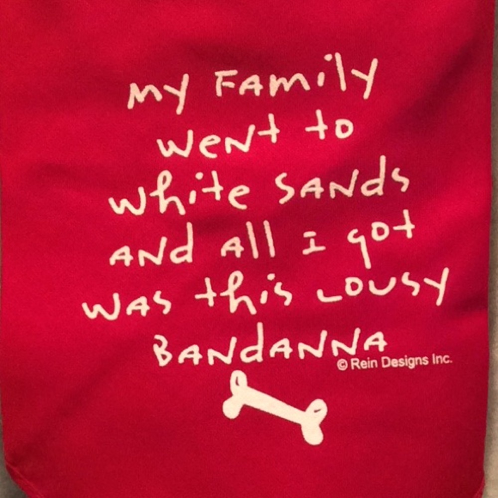 🐶My Family Went to White Sands got Lousy bandana
